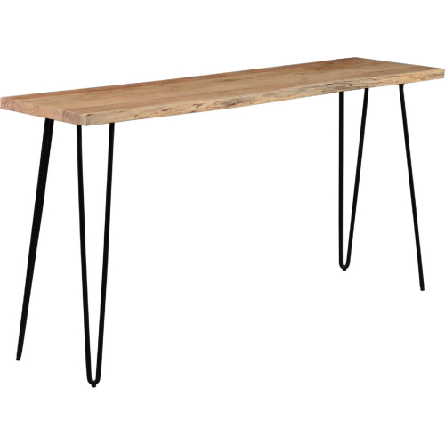 Nature's Edge 72" Counter Dining Table in Natural Acacia & Iron