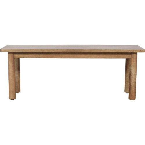 Bodhi 50" Dining Bench in Golden Brown Solid Wood