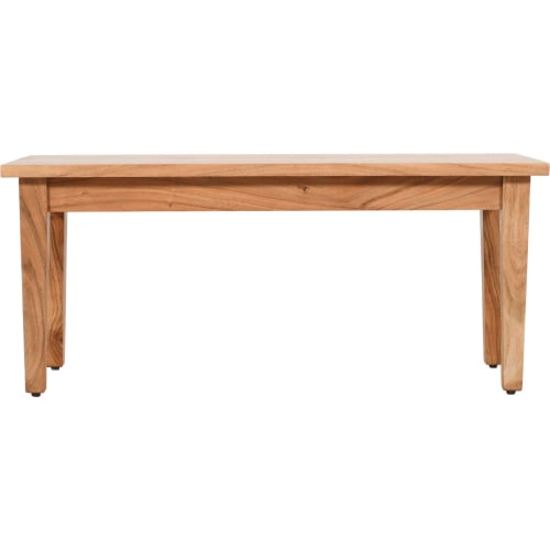 Colby 42" Dining Bench in Natural Finish Solid Hardwood