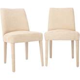 Wilson Dining Chair in Sand Fabric (Set of 2)