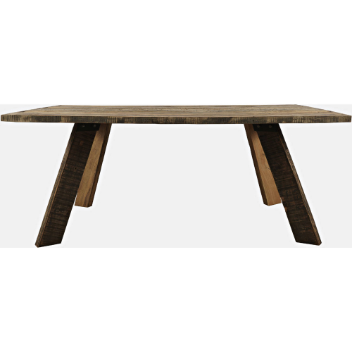 Reclamation 72" Dining Table in Unfinished Brown Reclaimed Solid Wood