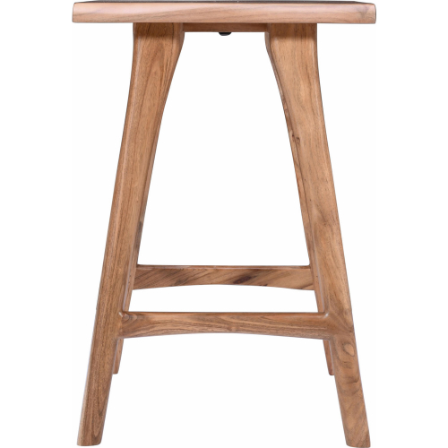 Sedona Backless Counter Stool in Golden Finish Wood (Set of 2)