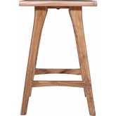 Sedona Backless Counter Stool in Golden Finish Wood (Set of 2)