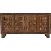 Colton 71" 4 Door Accent Cabinet Sideboard in Reclaimed Wood