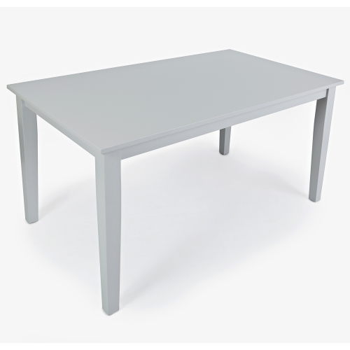 Simplicity 60" Dining Table in Dove Grey Finish Wood