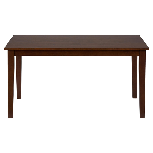 Simplicity 60" Dining Table in Caramel Finish Wood