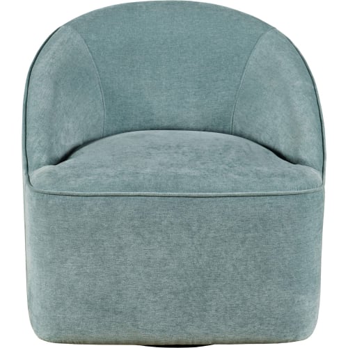 Lulu Swivel Accent Chair in Teal Fabric