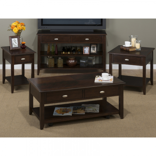 Merlot 4 Piece Occasional Table Set