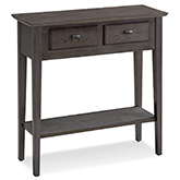 Hall Sofa Console Table in Smoke Gray Ash Wood