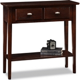 Favorite Finds Hall Console Sofa Table in Chocolate Oak