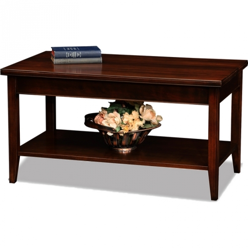 Laurent Collection Condo/Apartment Coffee Table in Chocolate Cherry