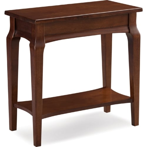 Stratus Narrow Chairside End Table in Heartwood Cherry