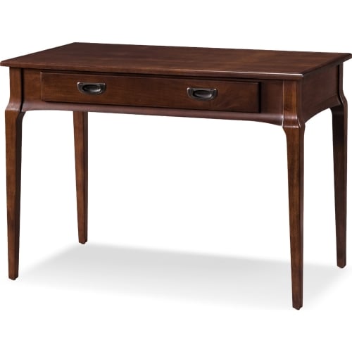 Stratus Laptop Writing Desk in Heartwood Cherry