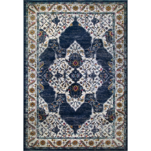 Wendlyn Multicolor Medallion Boho Chic Area Rug 4 x 6