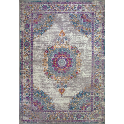 Oryn Multicolor Medallion Boho Chic Area Rug 5 x 7 Rectangle