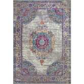 Oryn Multicolor Medallion Boho Chic Area Rug 5 x 7 Rectangle