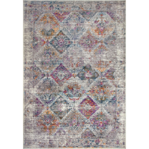 Calian Multicolor Patchwork Boho Chic Faded Area Rug 5 x 7 Rectangle