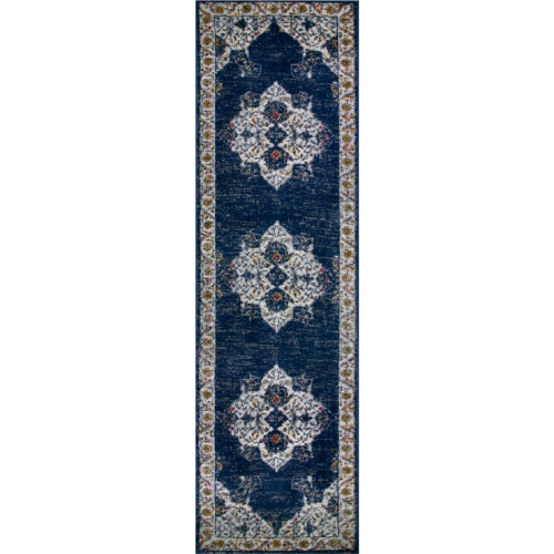 Wendlyn Multicolor Medallion Boho Chic Area Rug 2 x 6 Runner