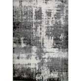 Allerick Monochromatic Abstract Gray Area Rug 4 x 6 Rectangle