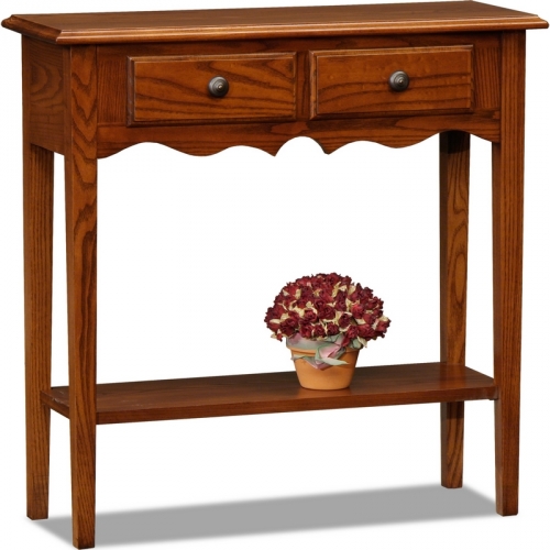 Favorite Finds Petite Console / Sofa Table in Medium Oak