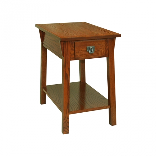 Favorite Finds Mission Chairside End Table in Russet