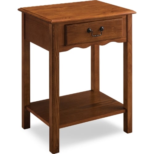 Shaker Nightstand in Medium Oak Finish