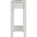 Cade 1 Drawer Side Table with Charging in Gray Finish Wood