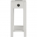 Cade 1 Drawer Side Table with Charging in Gray Finish Wood