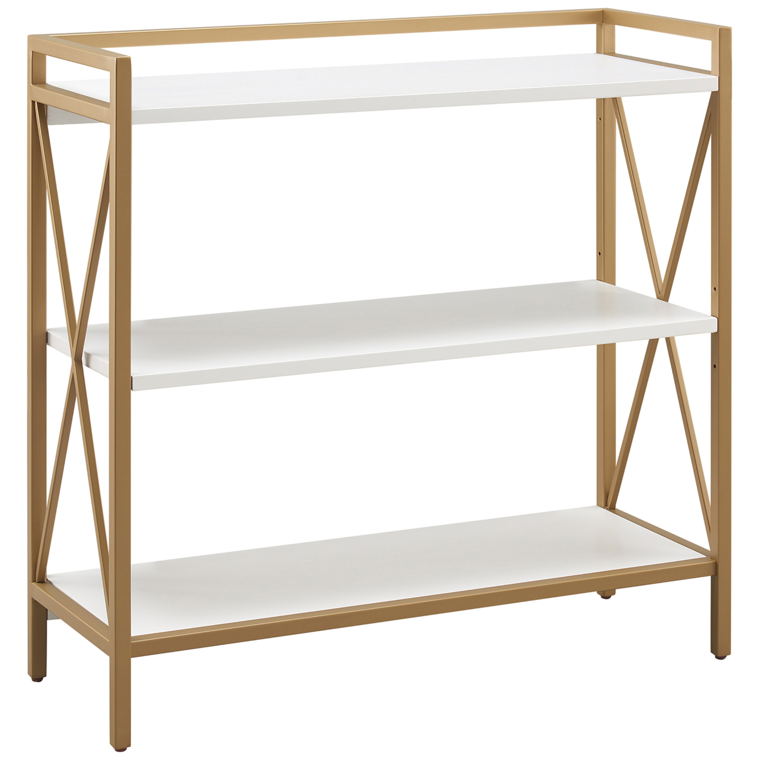 Wood and gold bookshelf online