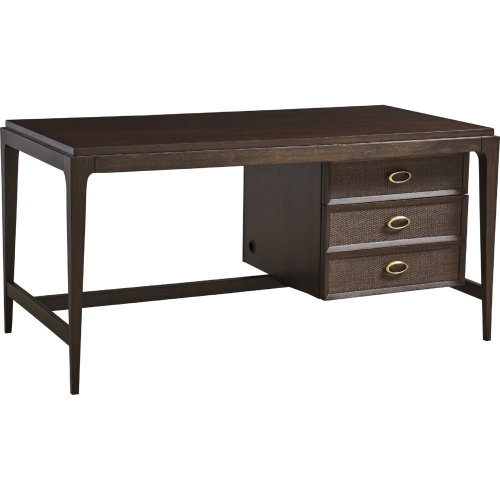 Irving Writing Desk in Brown Finish Walnut Veneer