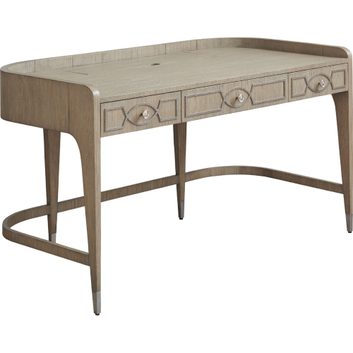 Hamilton Writing Desk in Wire Brushed Dove Gray