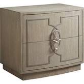 Claridge File Cabinet Chest in Wire Brushed Dove Gray