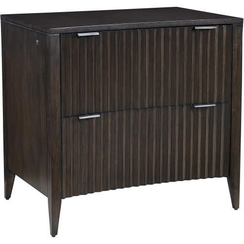 Jasper File Chest Cabinet in Dark Walnut Finish