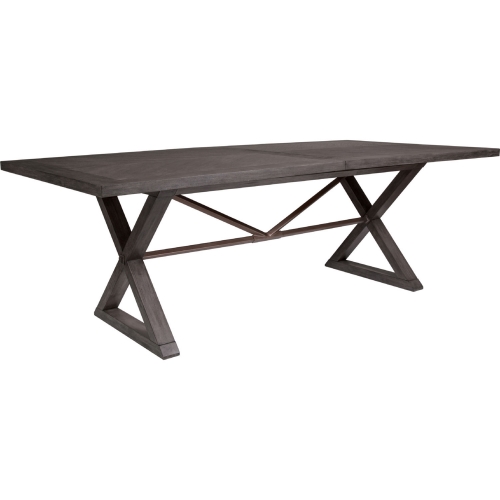 Ringo 88" Dining Table in Brushed Gray Finish