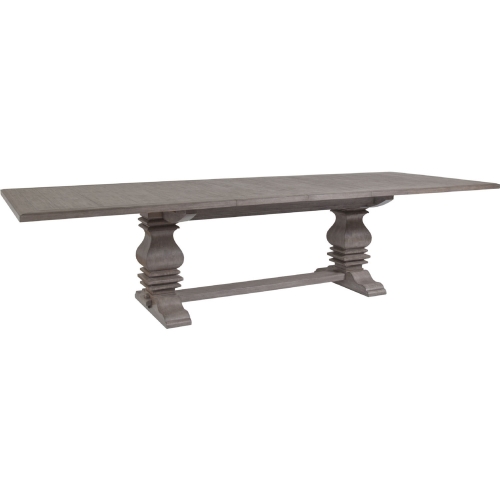 Axiom 88" Extension Dining Table in Brushed Gray Finish