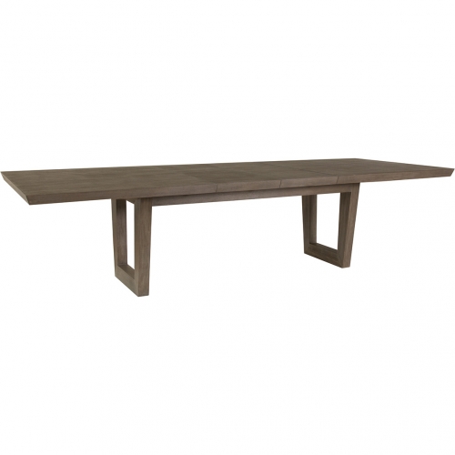 Brio 88" Extension Dining Table in Brushed Gray Finish