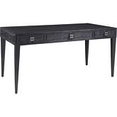 Penelope Desk in Dark & Light Gray Wood