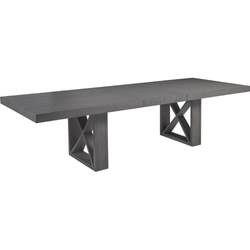 Appellation 88" Extension Dining Table in Brushed Gray Wood