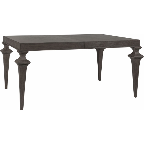 Brussels 63" Extension Dining Table in Antico Brown Finish