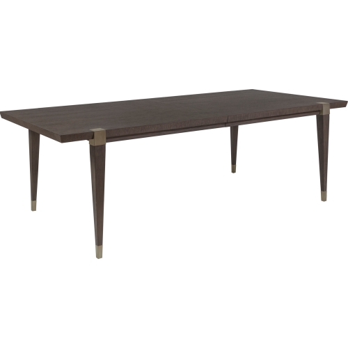 Belvedere 88" Extension Dining Table in Sandblasted Brown Gray Finish