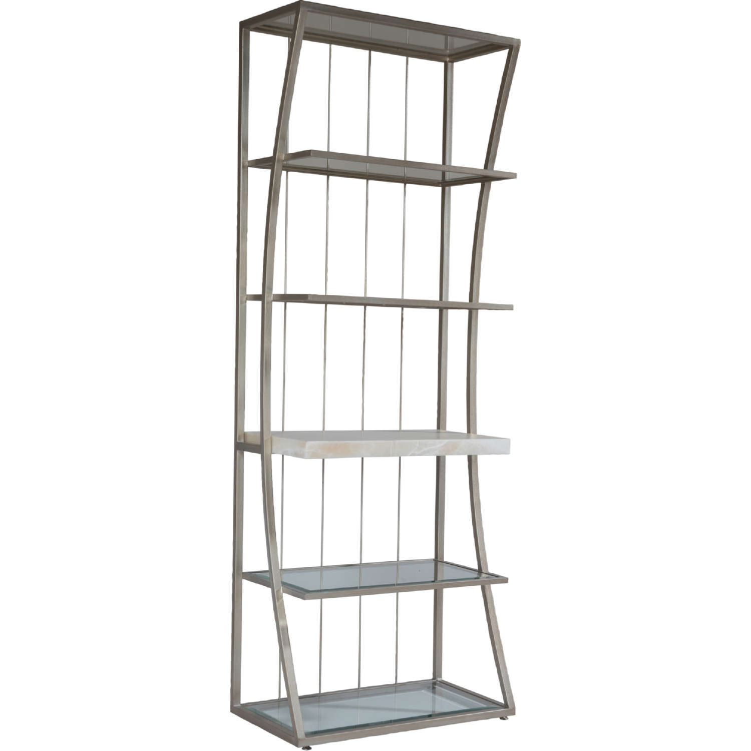 58 Adam A Frame Corner Shelf - Black - Winsome