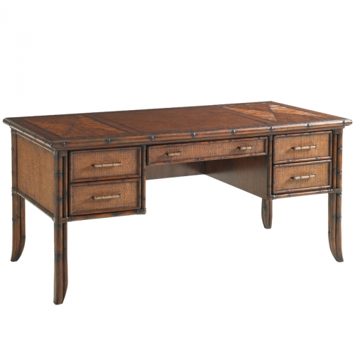 Bal Harbor Paradise Isle Desk in Sienna Rosewood