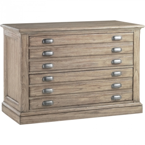 Barton Creek Johnson File Cabinet in Grey Weathered Oak