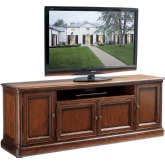 Waycroft 78" Media Console TV Stand in Cherry Veneer