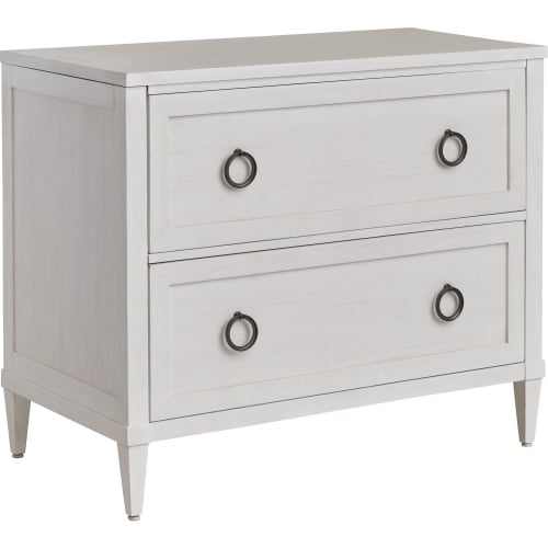 Melbourne Lateral File Chest in Shell White Finish