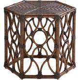 Royal Kahala Black Sands Outdoor Bunching Cocktail Table in Tortoise Shell Finish Metal