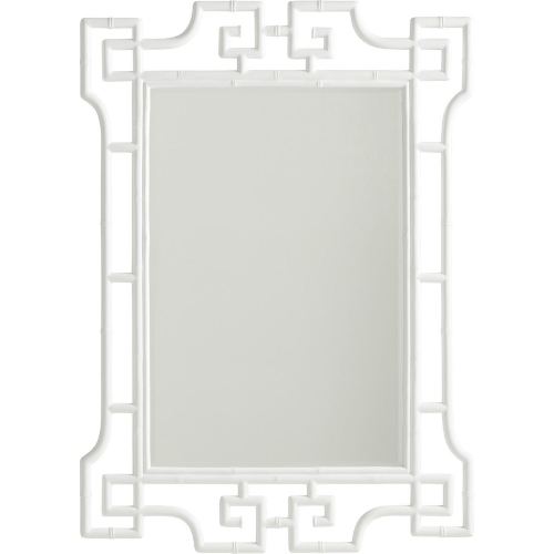 Hyde Rectangular Mirror in White Finish