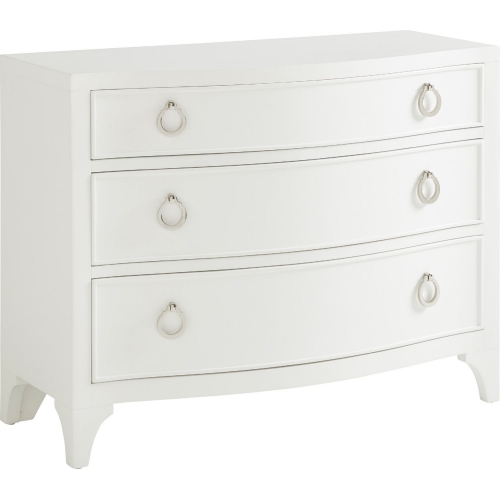 Fox River 3 Drawers Bachelors Chest in White