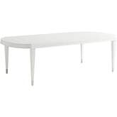 Vernon Hills 80" Extension Dining Table in White Finish