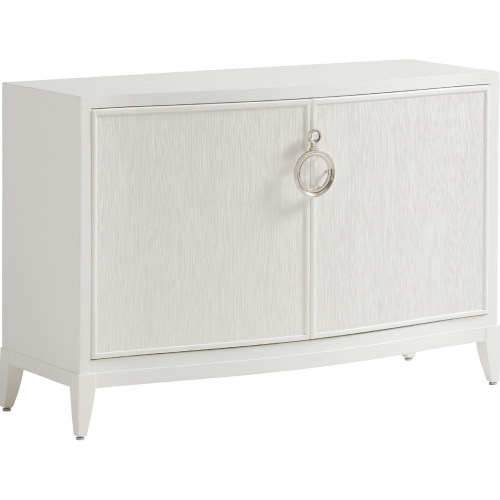 Bedford Park Hall Accent Chest Cabinet in White